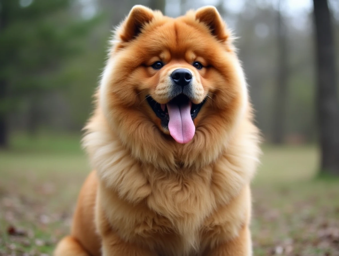 un chiot chow chow